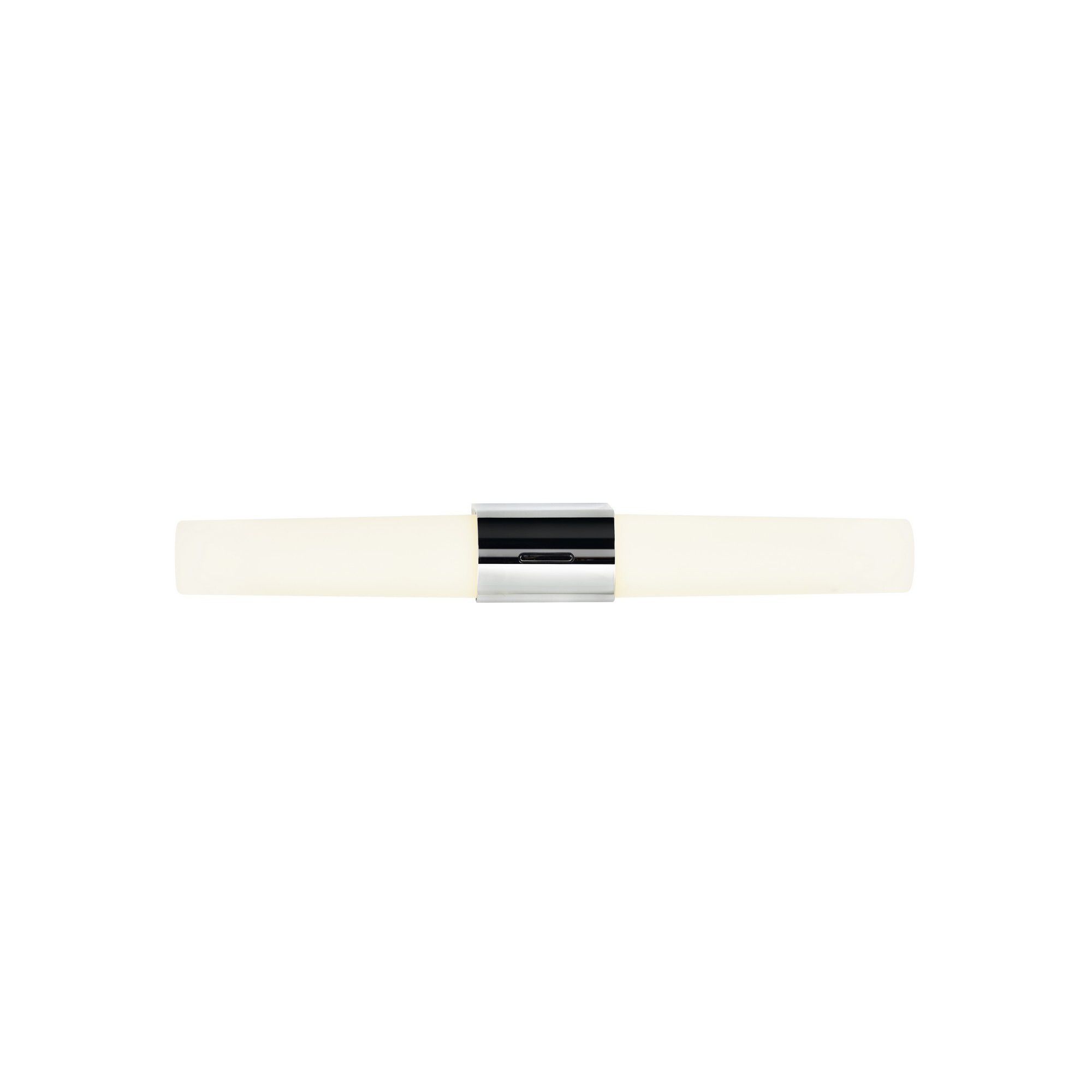Helva, Doppel- Wandleuchte, Chrom - LED Modul, 9W, IP44