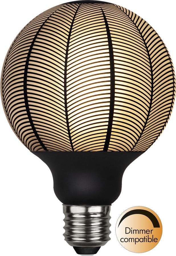 LED Leuchtmittel E27 G95 Graphic - E27, 130Lm, 2700K, 4W, 220-240V AC