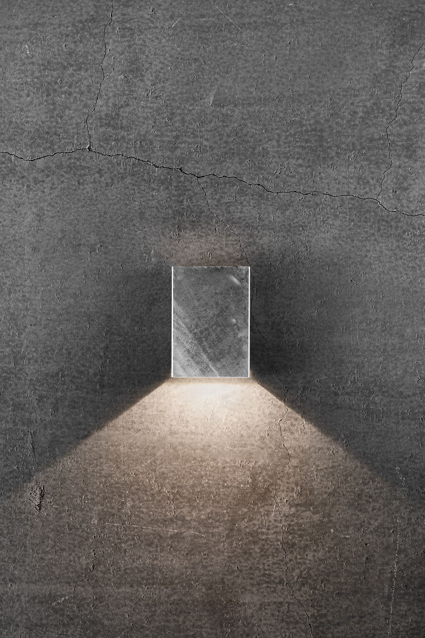 Fold 10, Wandleuchte, Nickel verzinkt - LED Modul, 7,4W LED, IP54
