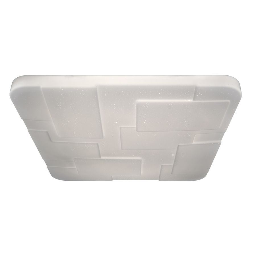 LED Deckenleuchte Luxor 54x54cm Kristalleffekt - LED fest verbaut, 2700-6500K, warm-kaltweiss