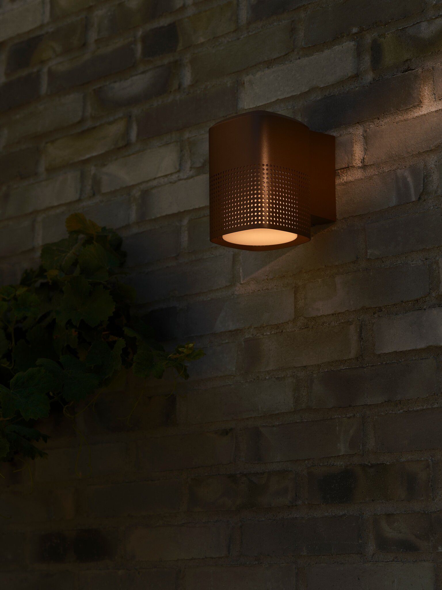 Wandleuchte Sidara  Seasidemetallischbraun - 15W, E27, IP54