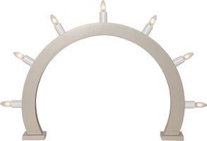 Kerzenleuchter CRISP - IP20, Beige, Kaltweiss