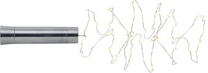 Catena di luci Dew Drop - IP20, Warmweiss, 40 LED, silber