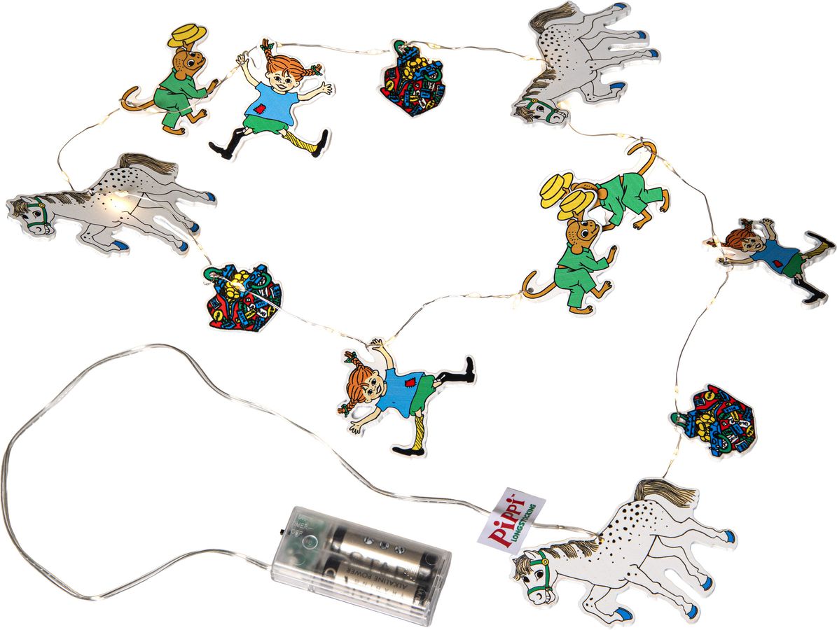 Lichterkette PIPPI - Indoor, Multicolor, 8.50cm Höhe