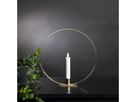 Indoor Decoration Flamme Table - Indoor, Messing, 28cm Höhe, Timerfunktion