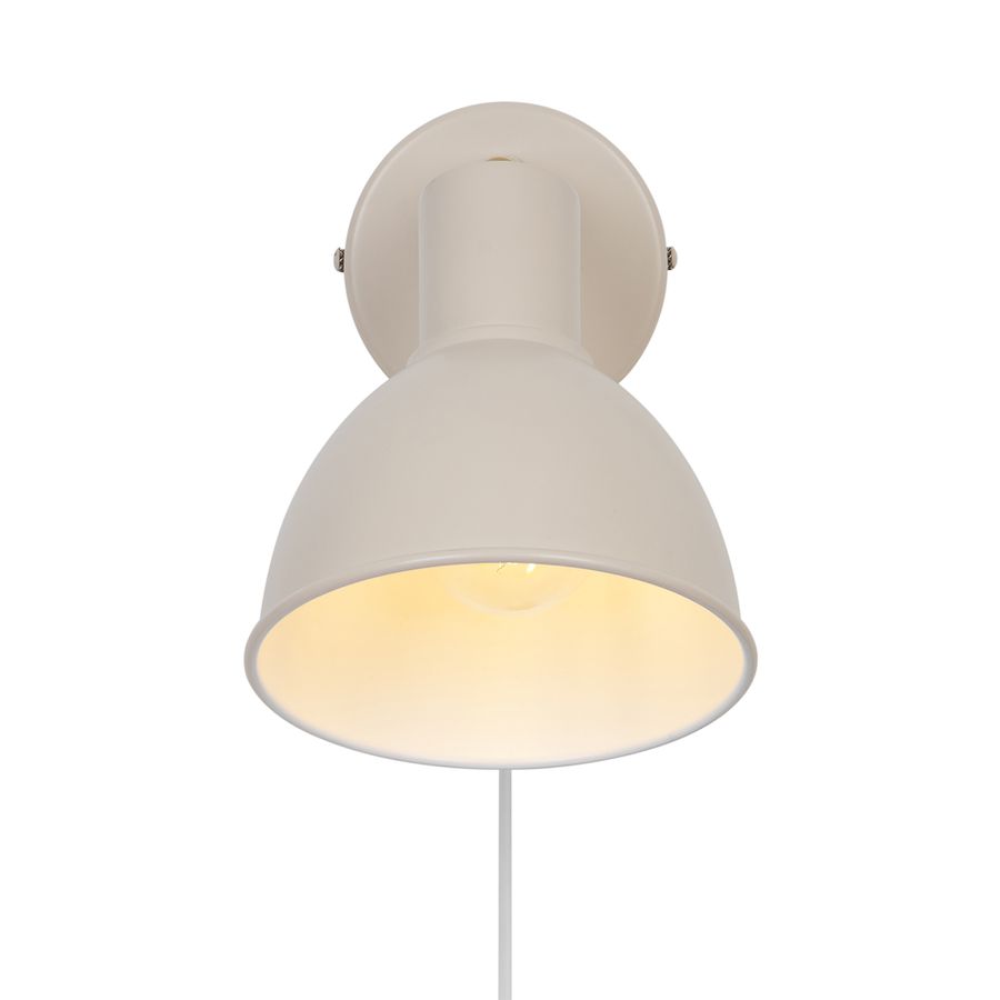 Pop , Wandleuchte, Beige - E27, IP20, max.18W