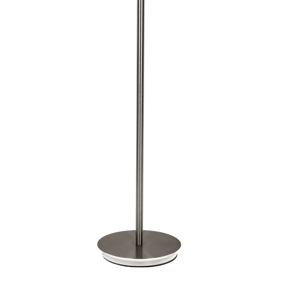LED-CCT Stehleuchte  SAMIRO  inkl. Lesearm H: 180cm satiniert /stahl-blank - IP20, LED-Modul, Stahl-Blank