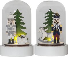 Tischdekoration Nutcracker - IP20, Warmweiss, 2 LED