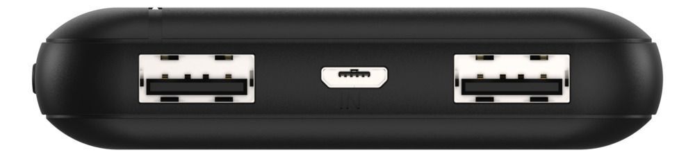 Powerbank 10AH PB212 - Externer Zusatzakku mit zwei USB-Ladebuchsen