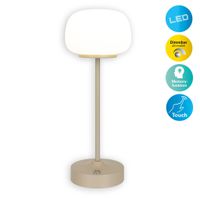 LED Akku- Tischleuchte PINA beige - LED-Modul, 6W, IP20