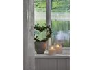Laterne Flamme Romb - Indoor, Transparent, 12.5 cm höhe, Timerfunktion