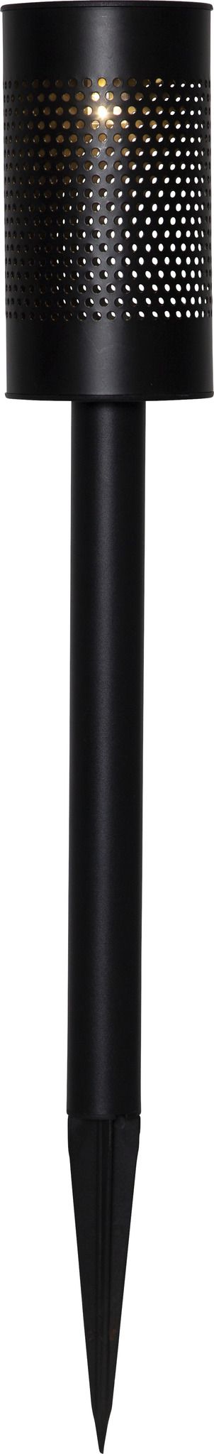 Solar Poller-Leuchte Blace - Schwarz, Lichtfarbe Warmweiss