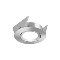 Spot Einbauring  PRO 80 AL   (Blattfeder) - Max. 50W, alu. geb., schwenkbar 30°, Blattfeder, exkl. Leuchtmittel, D=92mm, H=35mm, BL=80-85mm
