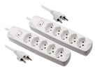 Fix Line Multipresa - 5xT13, 1.5m Kabel, H05VV-F 3G1mm2, weiss, Kinderschutz