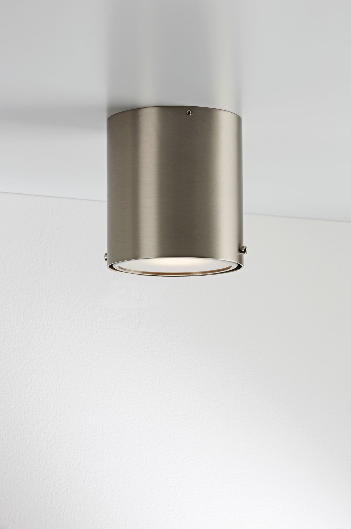 IP S4, Wandleuchte, Gebürsteter Stahl - GU10, max. 8W LED, IP44