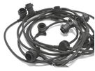 LED Party-Deco Illuminationskette Solo - 10xE27, IP44. IP55 Stecker, L=10m