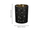 TEELICHTHALTER SW/GOLD Ø100 H-125 LUKUT - TEELICHTHALTER SW/GOLD Ø100 H-125 LUKUT