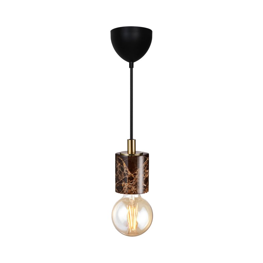 Siv, Pendelleuchte, Marble Braun - E27, IP20, max.60W