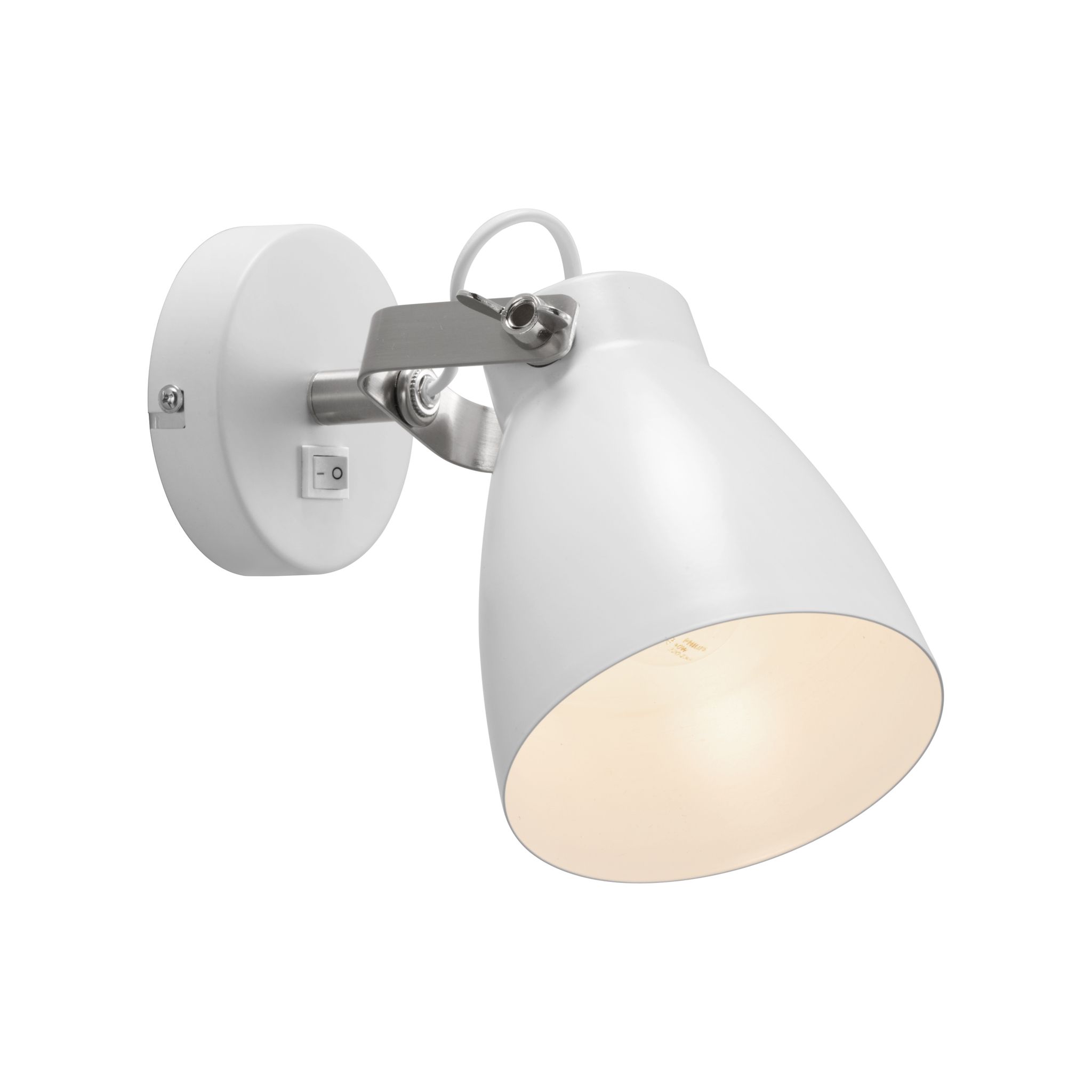 Largo, Wandleuchte, Weiss - E27, max. 25W, IP20