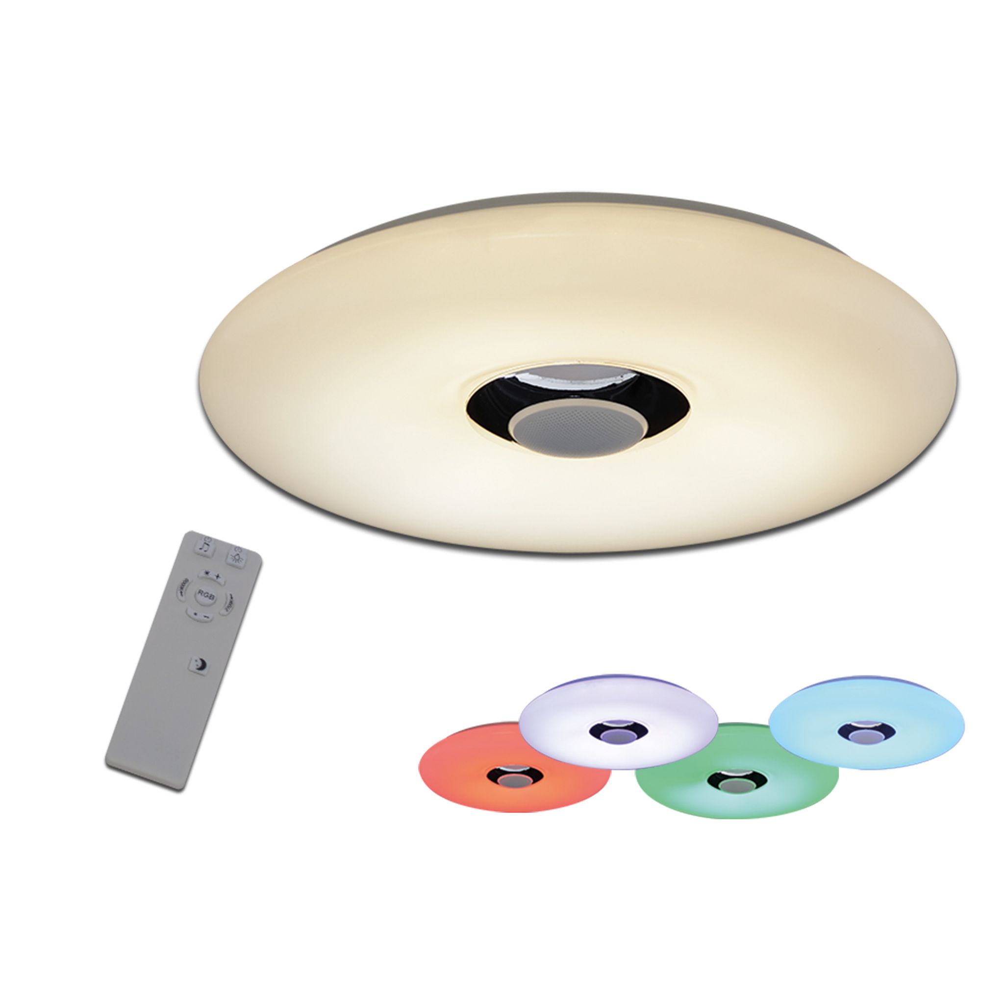 LED Deckenleuchte Nashville d:40cm - LED fest verbaut, 2700-6000K, RGBW