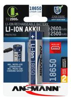 Li-Ion Akku 18650 - Akku Li-Ion, 18650, 3.6V, 2600 mAh
