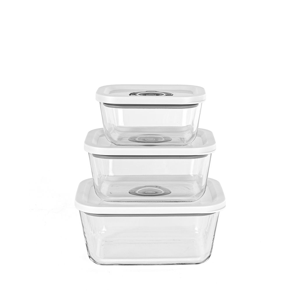 Vakuum Behälter 3er Set VCG 1 - 350ml, 670ml und 1100ml