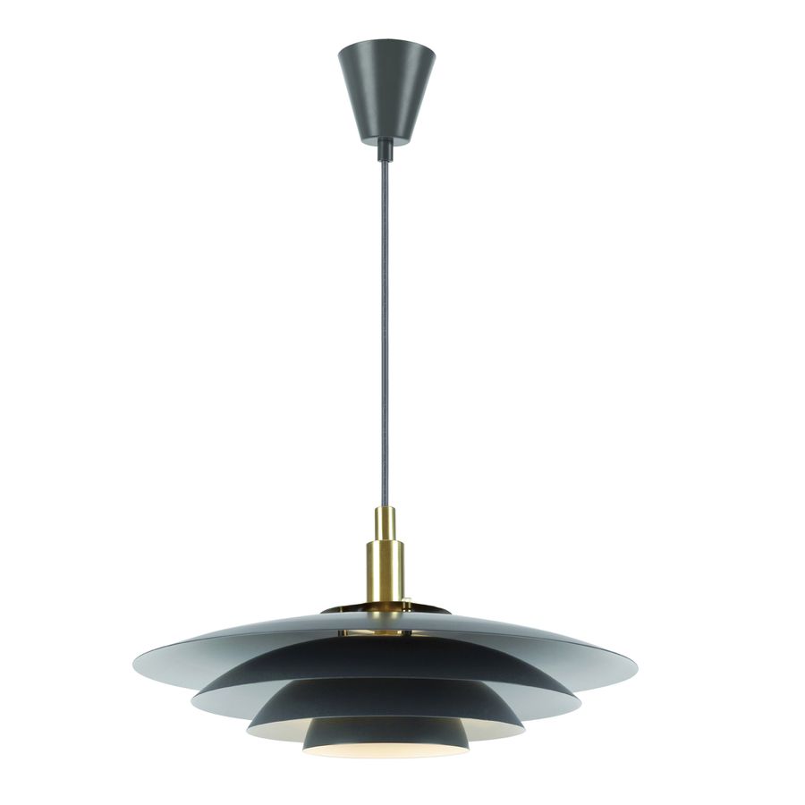 Bretagne 38, Pendelleuchte, Grau - G9, IP20, max.25W