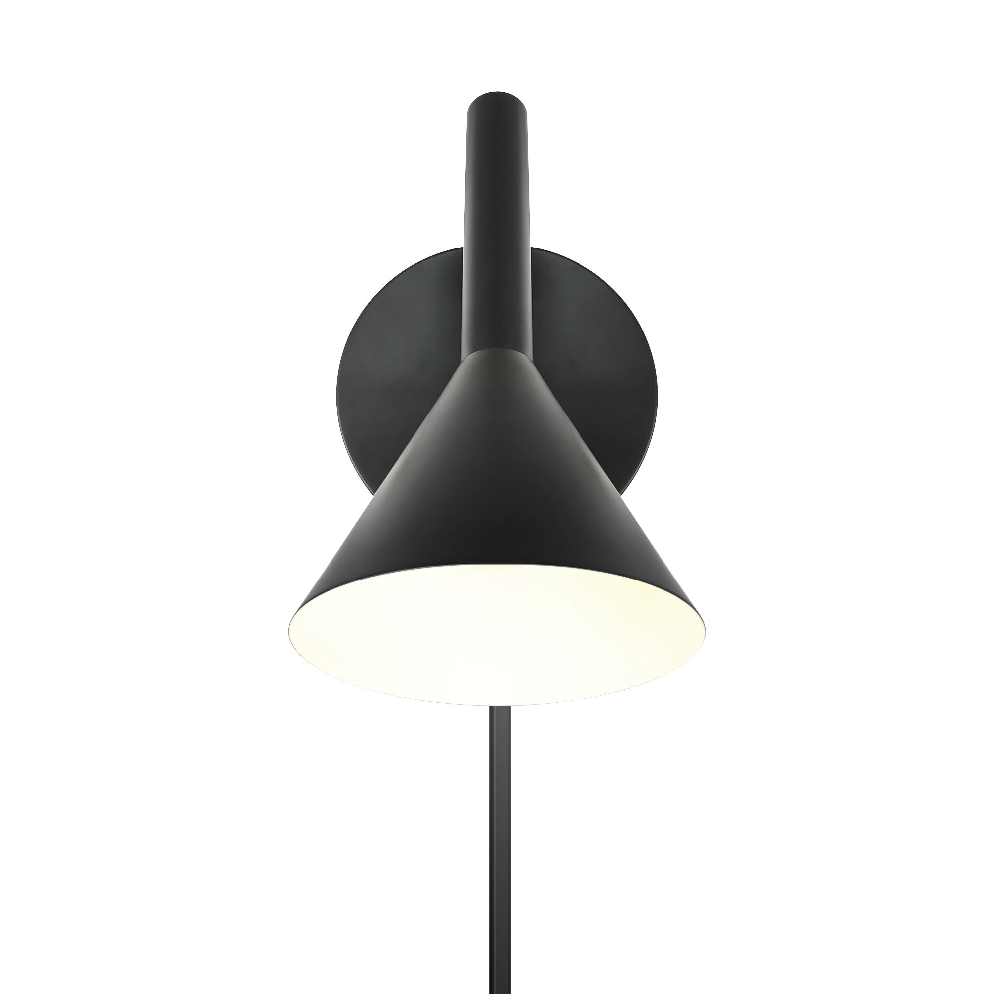 Wandleuchte Kelvis Schwarz - GU10, IP20, 230V