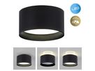 LED Spot Trios d: 14cm schwarz - LED fest verbaut, 4000K, neutralweiss