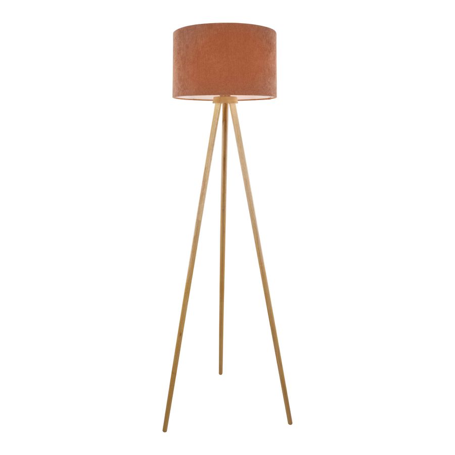 Stehleuchte  ARDITA  H: 152cm mocha mousse - IP20, E27, Braun