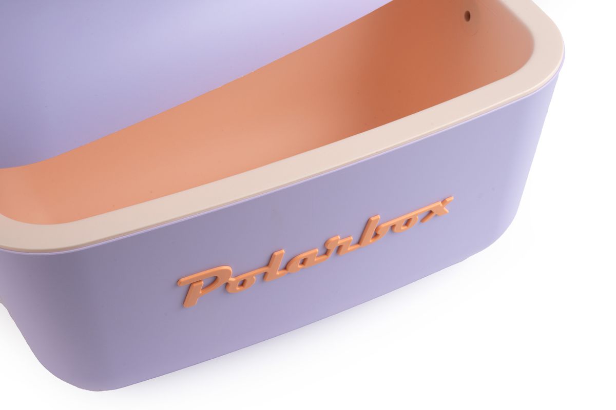 Polarbox Retro Cooler lila 12l - Kühlbox, 12l, Vintage Design