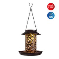 LED Solarleuchte HELGA (Hängeleuchte) H: 41 cm - IP44, 0.06W, Warmweiss