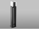 LED Wandanbauleuchte NOBIS MINI - 3W, 158lm, 3000K, IP66, schwarz-matt, nicht dimmbar, L=58mm, B=59mm, H=55mm