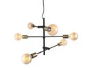Josefine, Pendelleuchte, Schwarz - E27, max. 6x28W, IP20