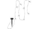 Solar Lichterkette Firework Solar - Schwarz, Lichtfarbe Warmweiss, 210cm
