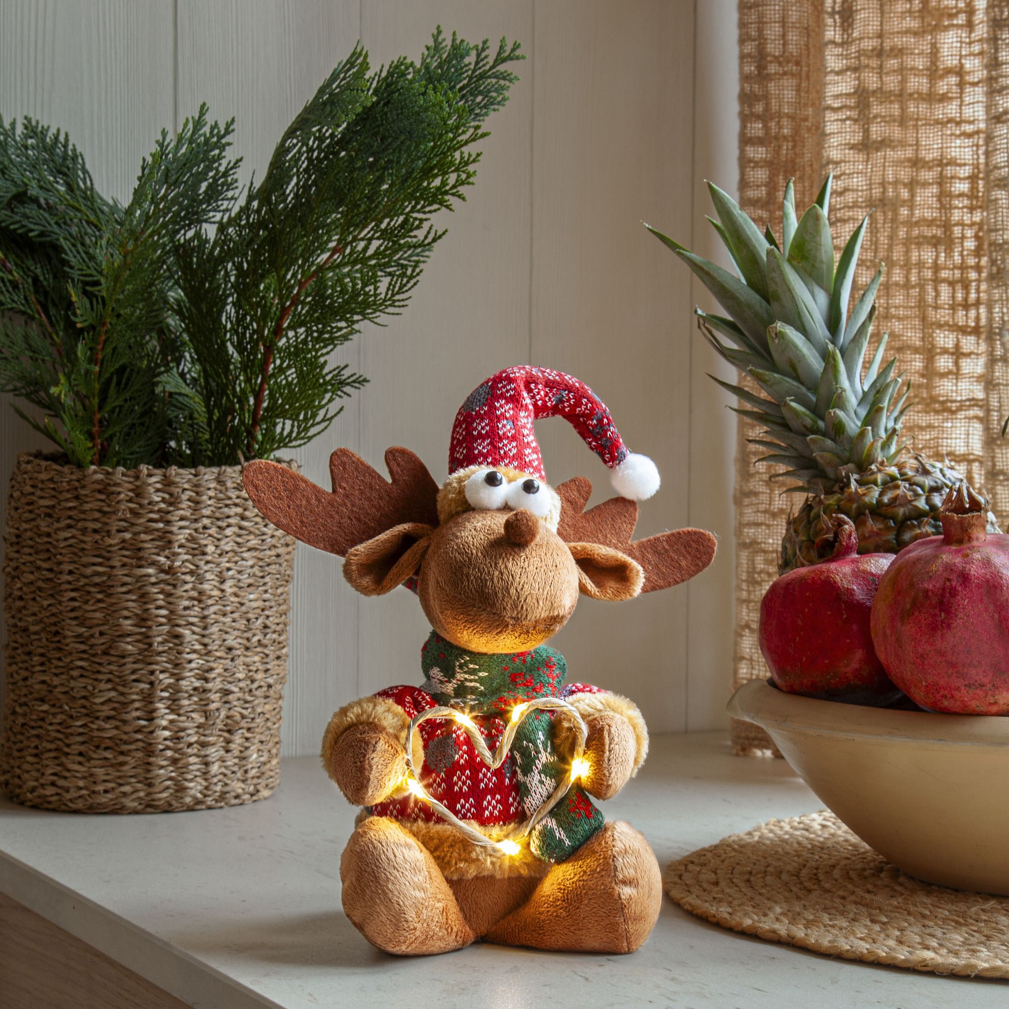 Figur Joylight - Indoor, Braun, 5 LED