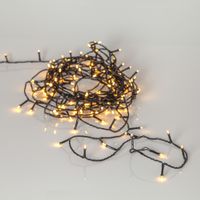 Lichterkette Flashy - IP44, Schwarz, Warmweiss