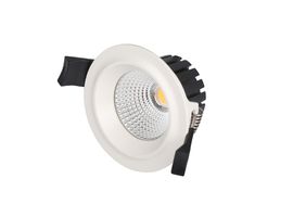 Faretto LED DL63 - 8W, 510lm, 2700K, IP54, CRI80, 36°, weiss, dimmbar