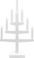 Kerzenleuchter Trapp - IP20, Weiss, Warmweiss