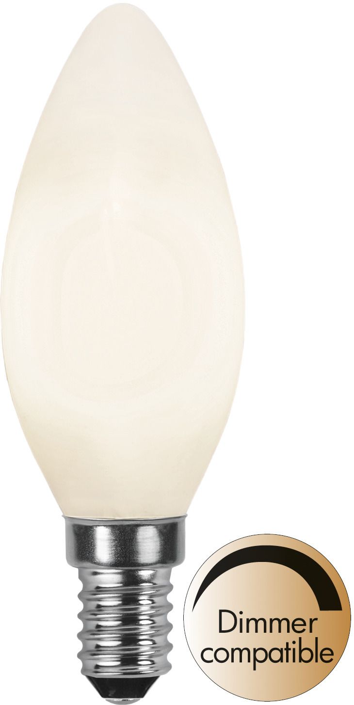 LED Leuchtmittel E14 C35 Opaque Filament RA90 - E14, 450Lm, 2700K, 5W, 220-240VAC