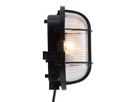 Oval Skot, Wandleuchte/Decke, Schwarz - E27, max.60W, IP44