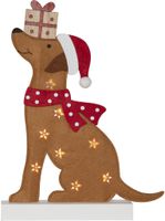 Indoor Dekoration Dogge - Indoor, Braun, 33.50cm Höhe