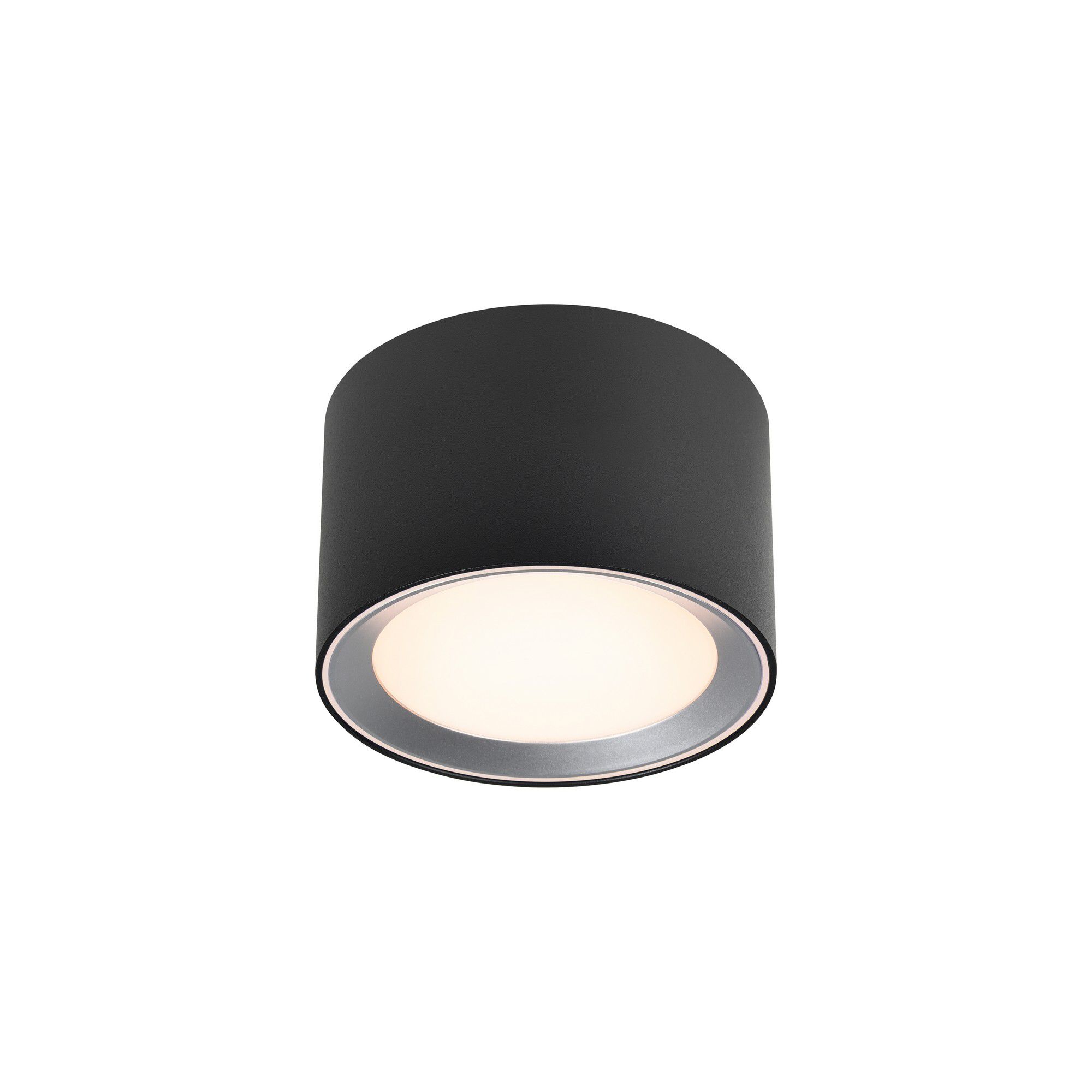 Landon Smart, Deckenleuchte, Schwarz/Stahl - 7W ,2700-6500K, IP44