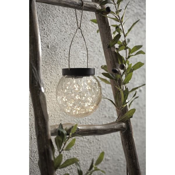 Lanterne solaire Glory - Transparent, Lichtfarbe Warmweiss