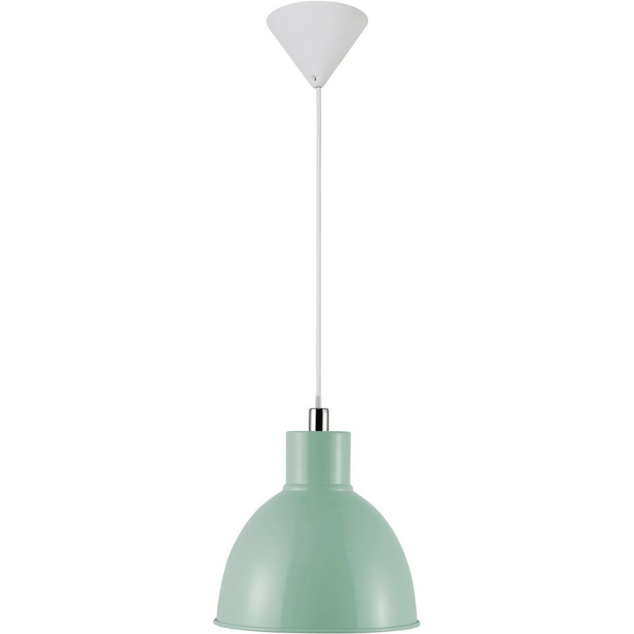 Pendelleuchte POP (Grün) - E27, max. 40W, IP20, grün, dimmen optional, exkl. Leuchtmittel, D=215mm, H=230mm, PL=2230mm