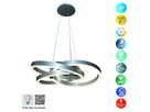 Smart Home LED Pendelleuchte Divora d: 58cm - LED fest verbaut, 2700-6500K, warm-kaltweiss