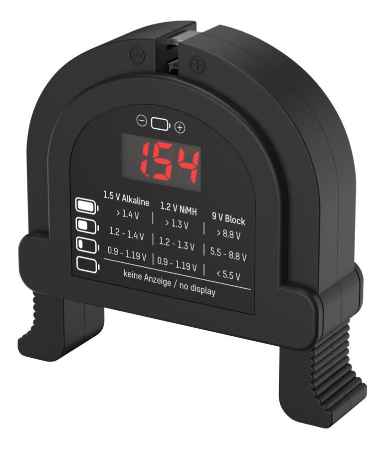 Batterie-Tester - für AA/AAA/C/D/9V
