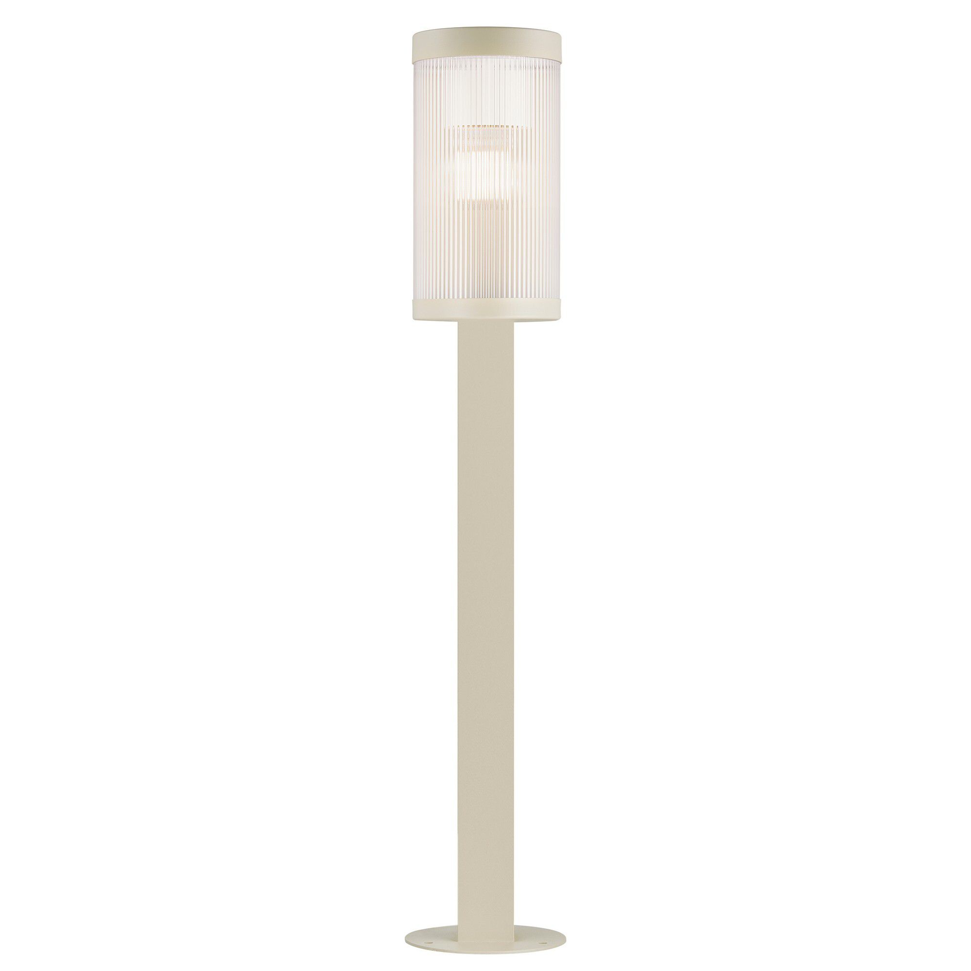Wegleuchte COUPAR - 1xE27 (exklusiv), max.25W, IP54, sand, dimmbar (optional Leuchtmittel), D=145mm, H=800mm
