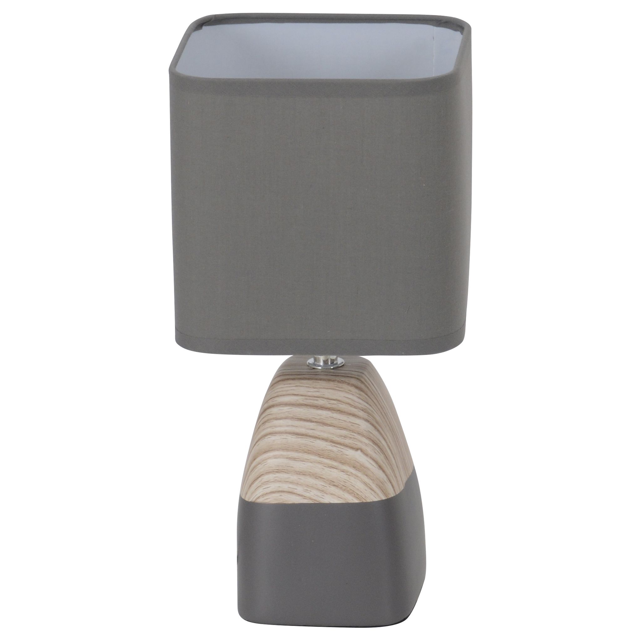 Keramik Tischleuchte mit Textilschirm Cremona h: 31cm - E14, 40W, IP20