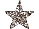 Outdoor Decoration Vicke Star 40cm - Indoor, Outdoor, Warmweiss, Braun